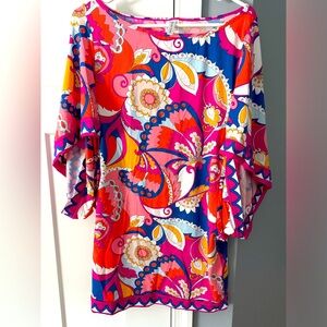 Trina Turk Size Medium Bathing Suit Cover Up Dress